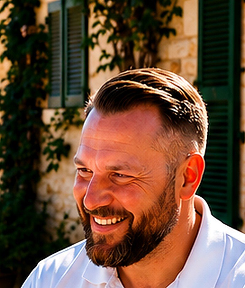 Benoît, dirigeant de Projet Protection, en échange avec des clients lors d'une étude de sécurité